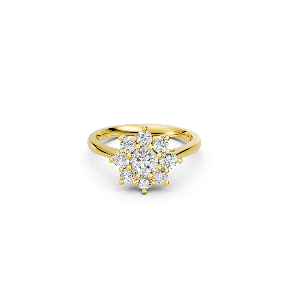 The Diamond Blossom Ring