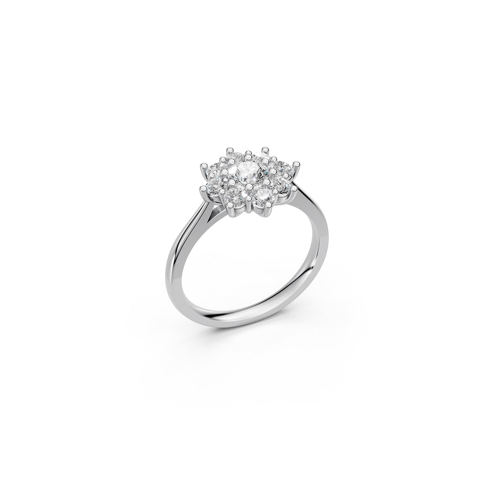The Diamond Blossom Ring