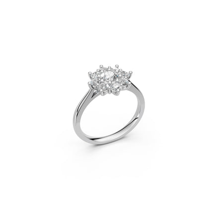 The Diamond Blossom Ring