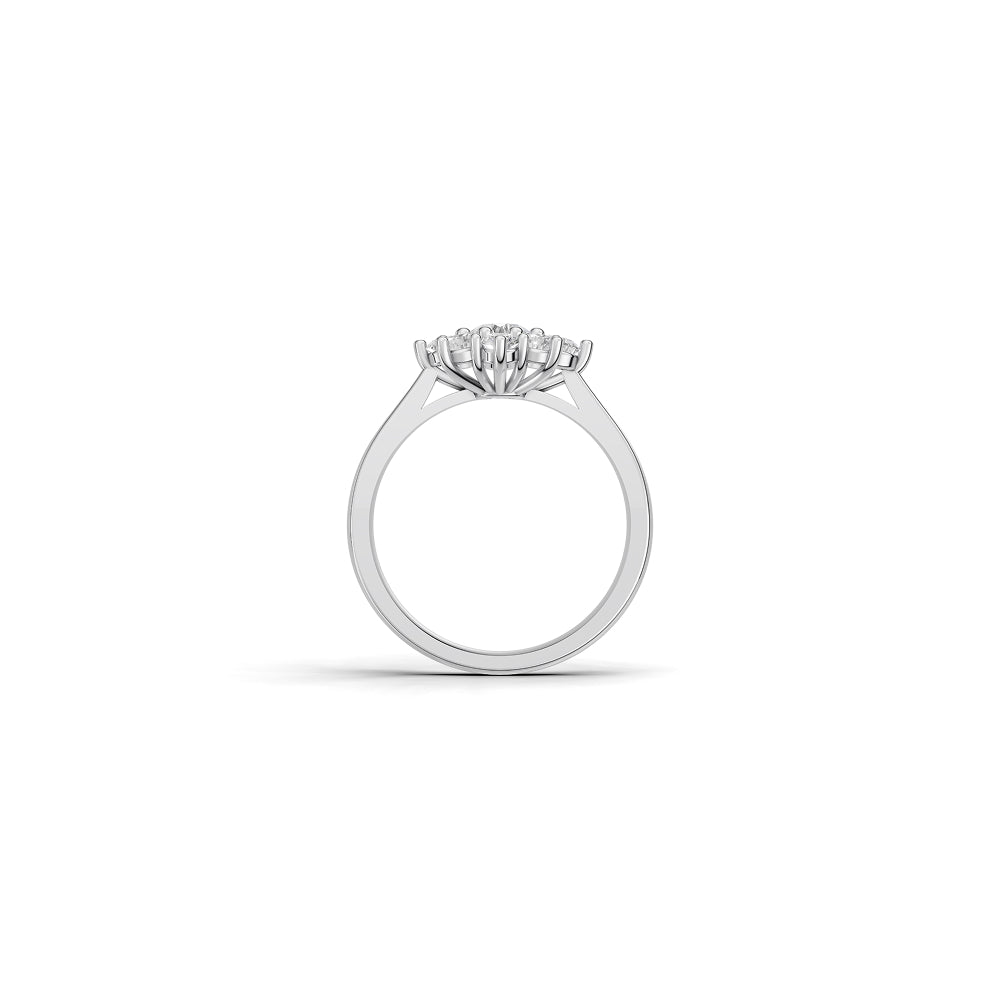 The Diamond Blossom Ring