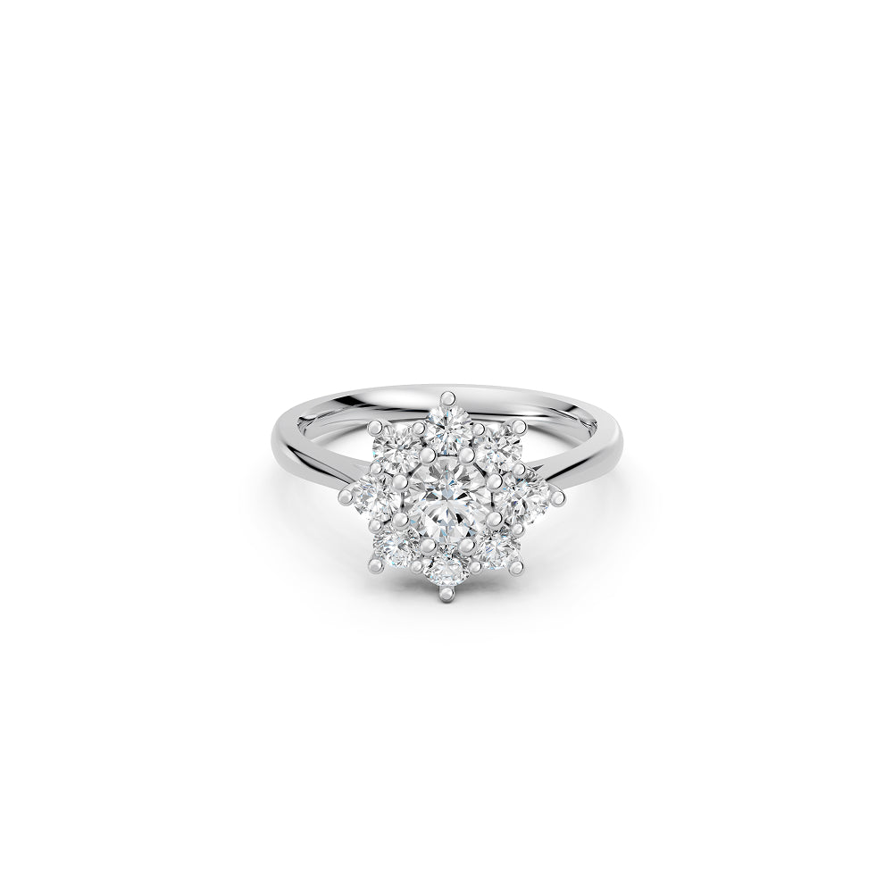 The Diamond Blossom Ring