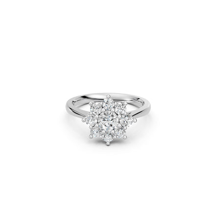 The Diamond Blossom Ring