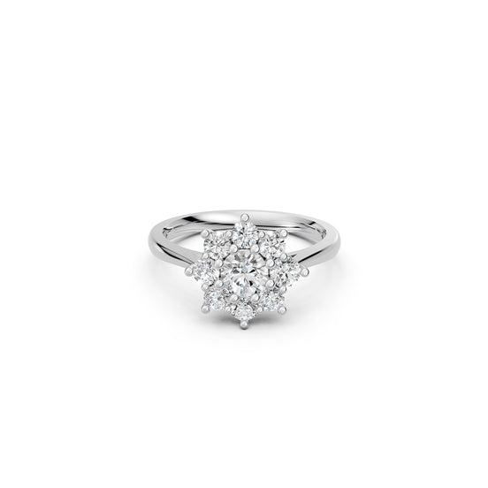 The Diamond Blossom Ring