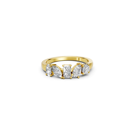The Five-Stone Crown Ring