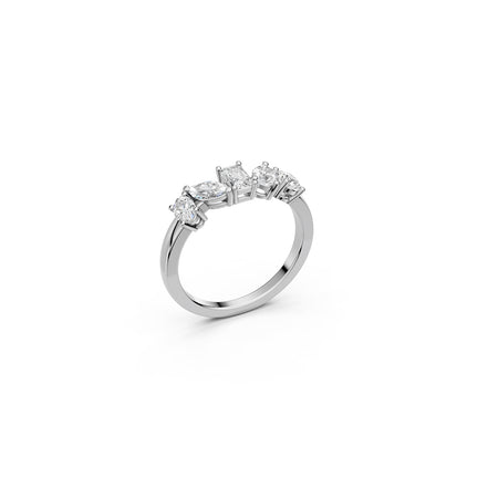 The Five-Stone Crown Ring