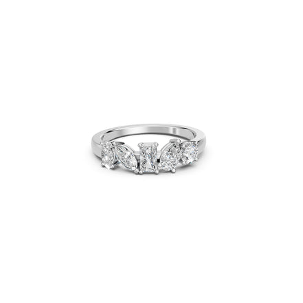 The Five-Stone Crown Ring