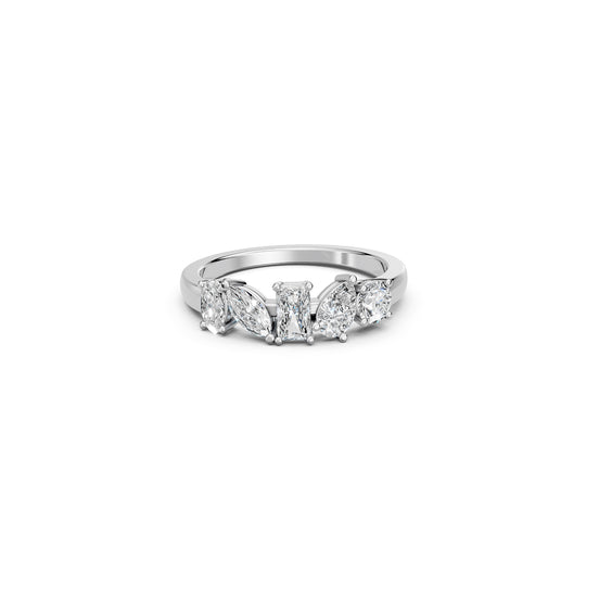 The Five-Stone Crown Ring