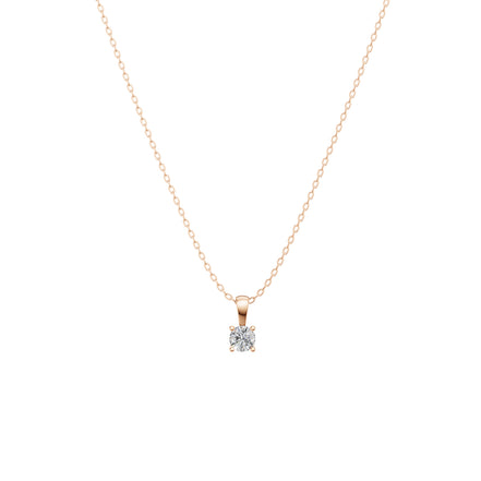 Round Solitaire Pendant