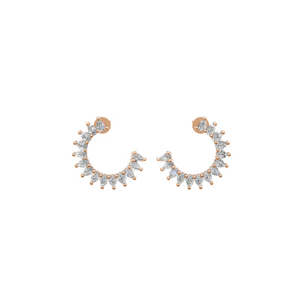 Luna Pear Hoops