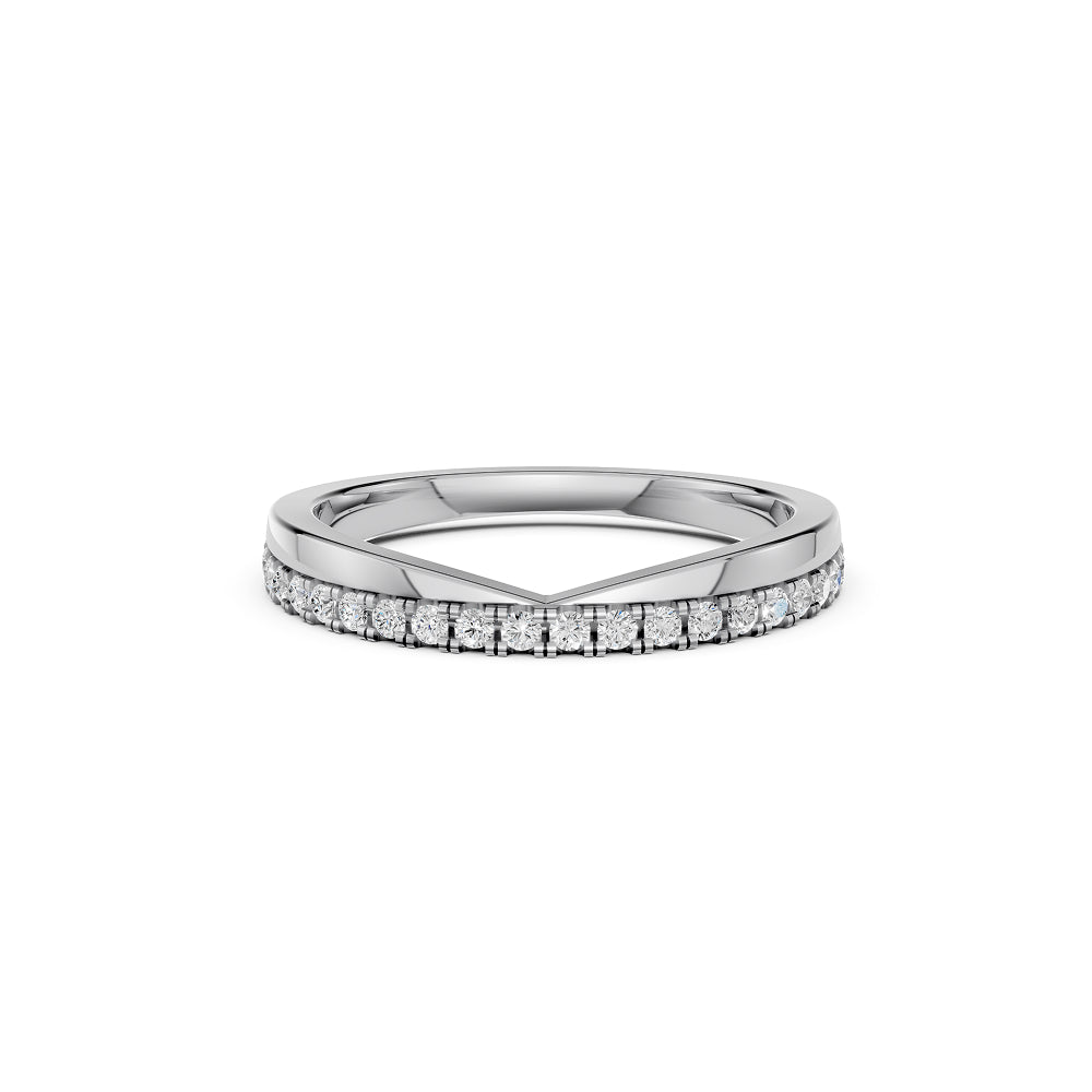 V Silhouette Pavé