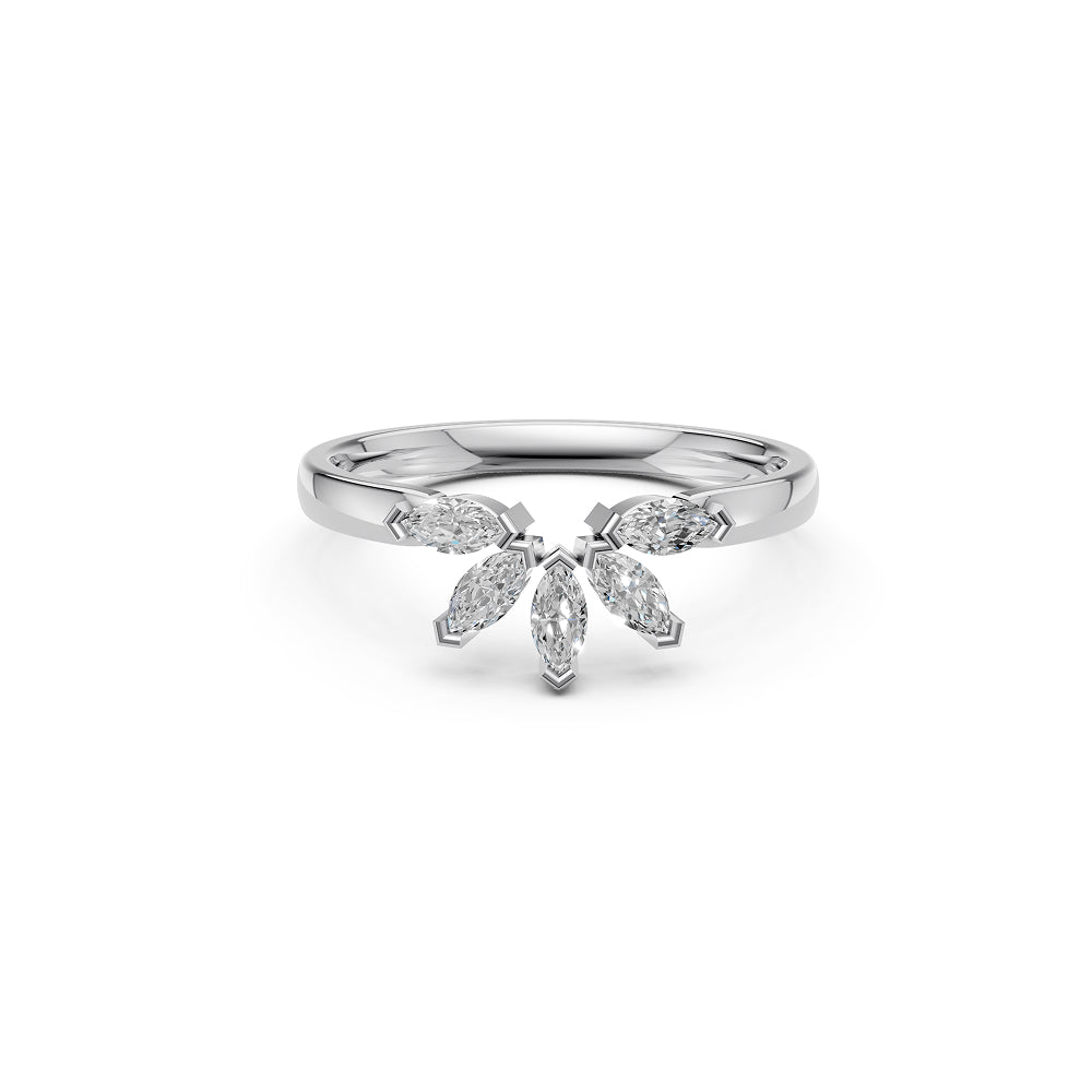 Leaf Marquise Cluster