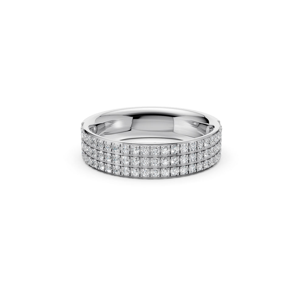 Triple Row Pavé