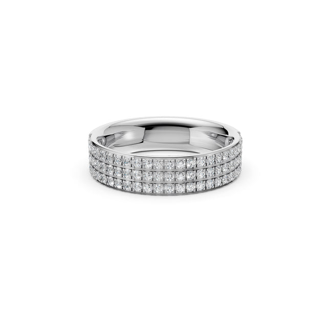 Triple Row Pavé
