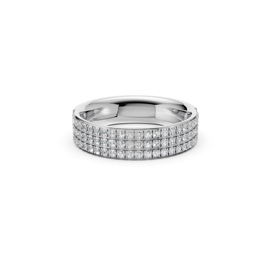 Triple Row Pavé