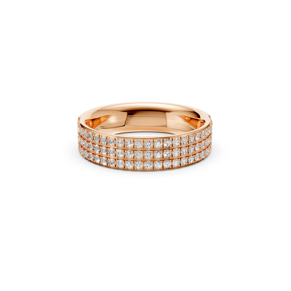 Triple Row Pavé
