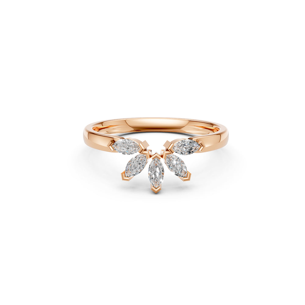 Leaf Marquise Cluster