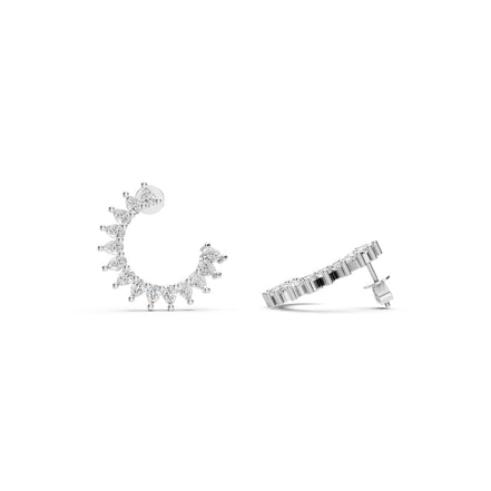 Luna Pear Hoops