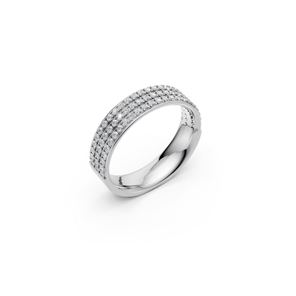 Triple Row Pavé