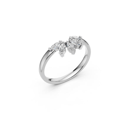 Leaf Marquise Cluster