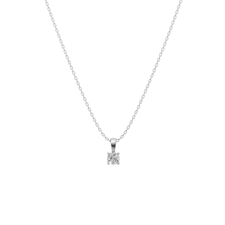 Round Solitaire Pendant